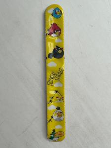 Reflexní bezpečnostní páska na ruku s motivem - ANGRY BIRDS - žlutá