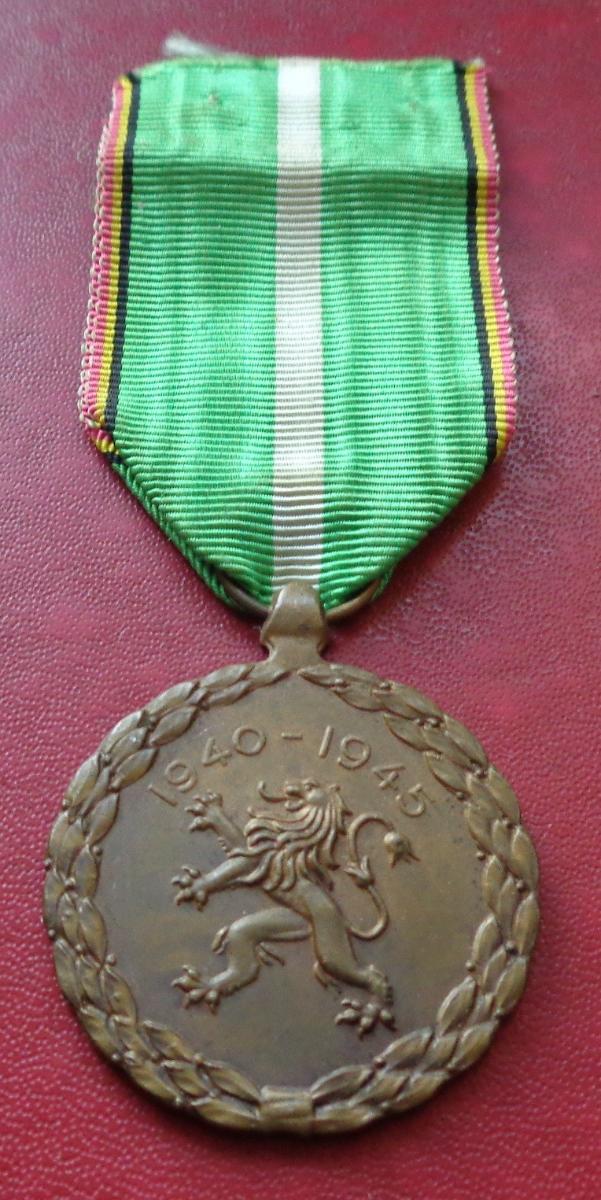 Belgicko. Druhá svetová vojna. Medaila odboja poriadok - Zberateľstvo