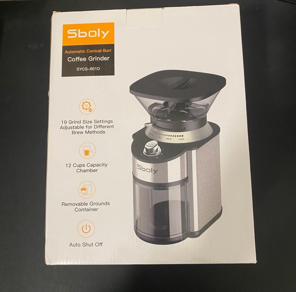 Sboly Automatic Conical Burr Coffee Grinder SYCG-801