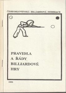 Pravidla a řády billiardové hry (1991) billiard kulečník