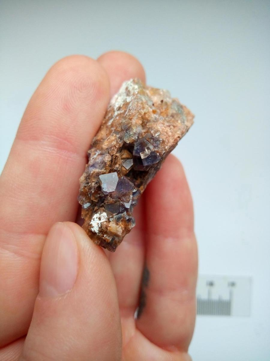 Fluorit Čierny Potok - Minerály a skameneliny