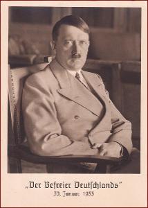 Deutsches Reich * Adolf Hitler, svastika, pečiatka, propaganda * DR12