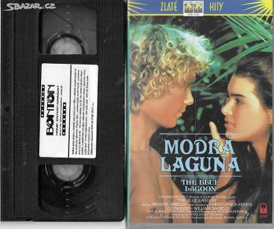 VHS Videokazeta MODRÁ LAGUNA  - edice Zlaté hity