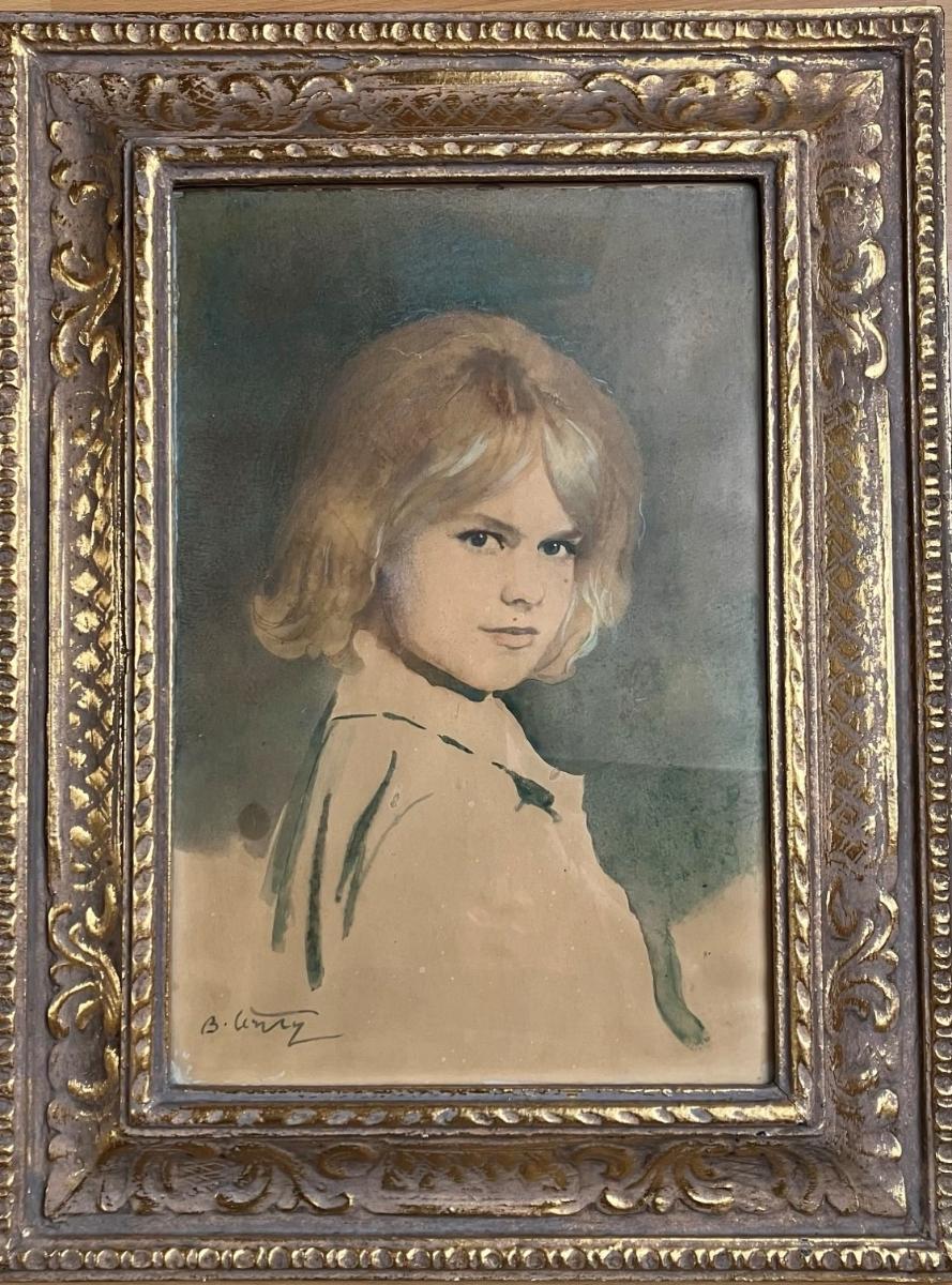 Obraz Portrét dievčatá - Bedřich Čierny - Umenie