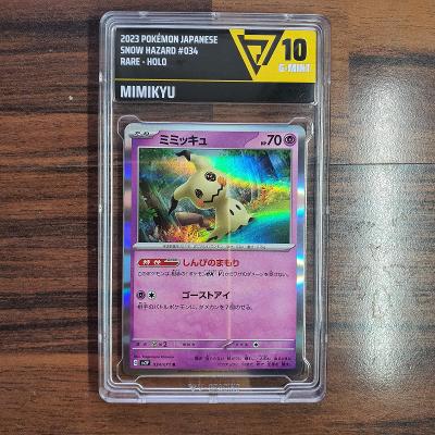 Pokémon TCG Mimikyu 034/071 R Graded / Ohodnocená 10