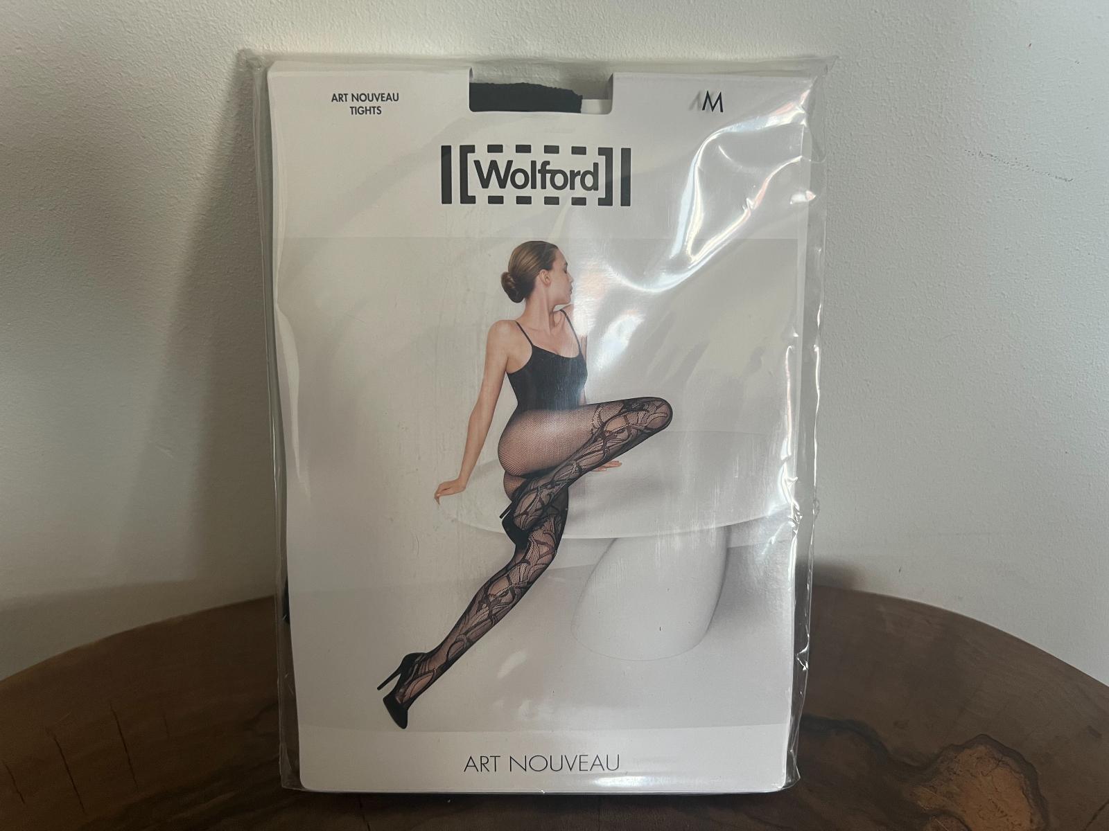 Nové WOLFORD punčochy Art NOUVEAU, vel. M, PC 2500,- - Dámské oblečení