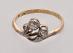 Starožitný prsteň zo zlata s Diamantovými Routami - Starožitné šperky