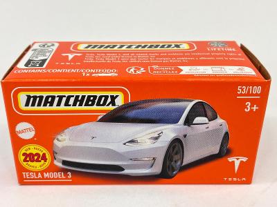 Tesla Model 3 - Matchbox 2024 53/100 Power Grabs (MB20-x)