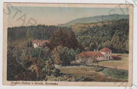 Slovensko, Belušské slatiny (Púchov), čiastočný záb - Pohľadnice miestopis