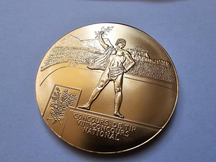 Pamätná medaila Letné olympijské hry 1900 - pozlátený tombak 50g - Zberateľstvo