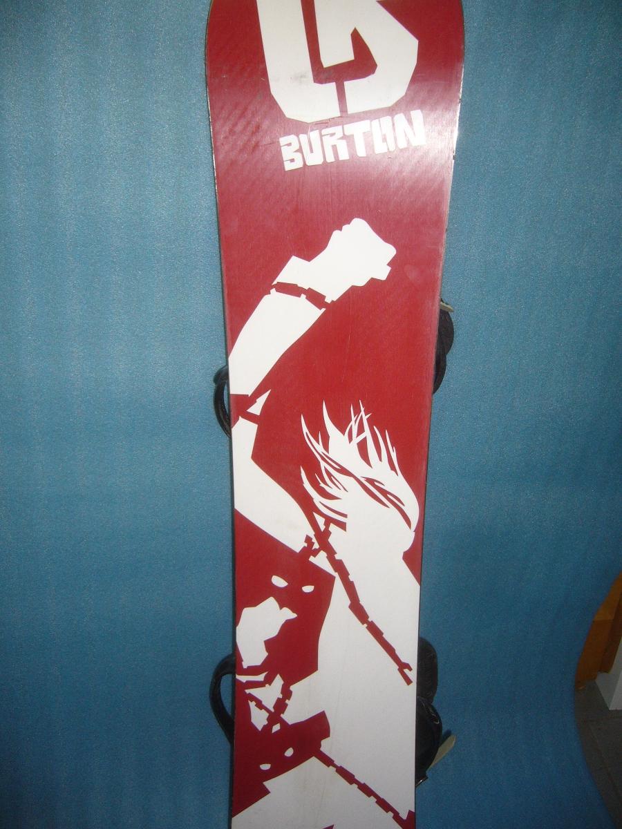 snowboard BURTON White Collection + vázání - 152 cm | Aukro