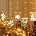 Anyingkai 3D vianočné osvetlenie, LED svietidlá na zavesenie - Dom a záhrada