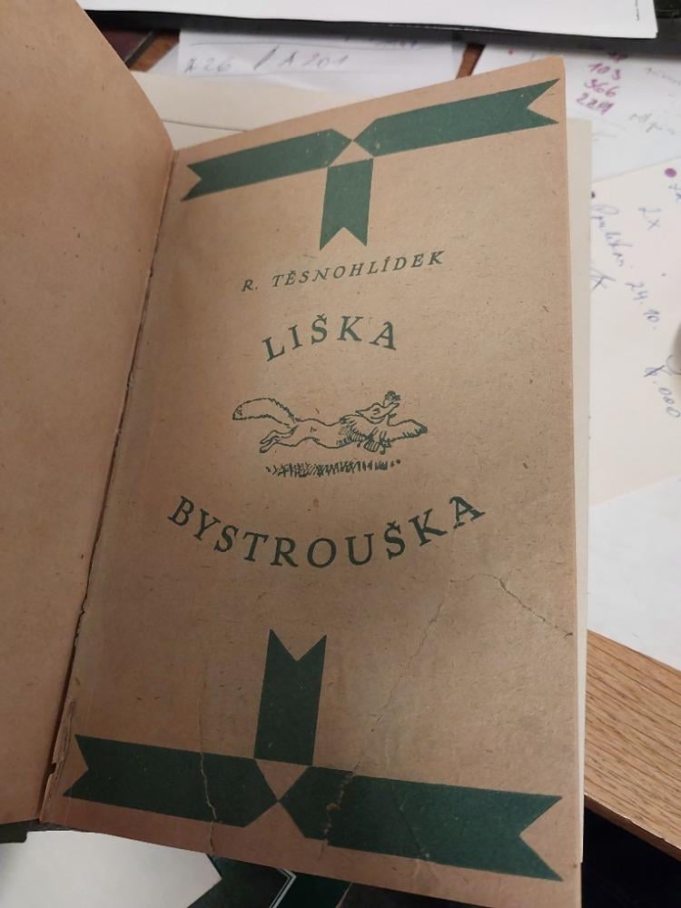 Líška Bystrúška 1920 - Tesnohliadok, ilustrácie Lolek - Starožitnosti a umenie