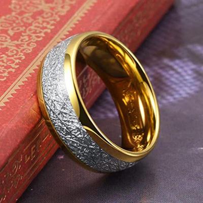 Krásný prsten vykládaný železným meteoritem. Krásná práce. Vel.57