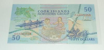 Bankovka - Cookovy Ostrovy 50 D