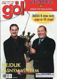 GÓL 34/2003 - Zlatá hokejka Milan Hejduk