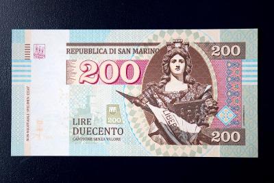 200 lire San Marino 2016 Gábris SM 000355 UNC