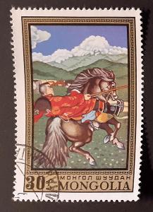 Mongolsko, Mi. 678, razítkovaná