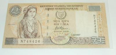 Bankovka - Kypr 1 L
