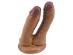 Vaginálne-análny dvojitý dildo s vypínaním, dve penisy pre anus pipes - Erotické pomôcky a príslušenstvo