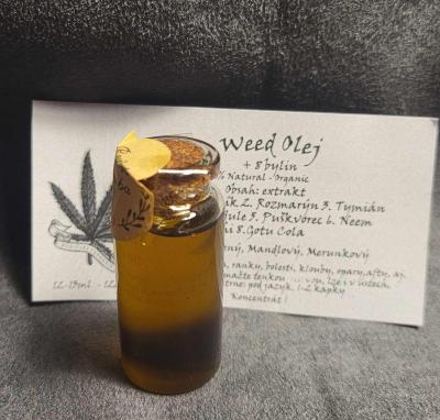 Weed-Cannabis-konopí+8bylin- koncentrát Olej
