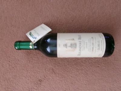 Archiv víno Rulandské bílé ročník 2000 oblast Mikulov Sommelier club 