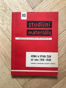 Vznik a vývoj ČSR od roku 1918-1938 (sborník, 1968) – Galandauer...