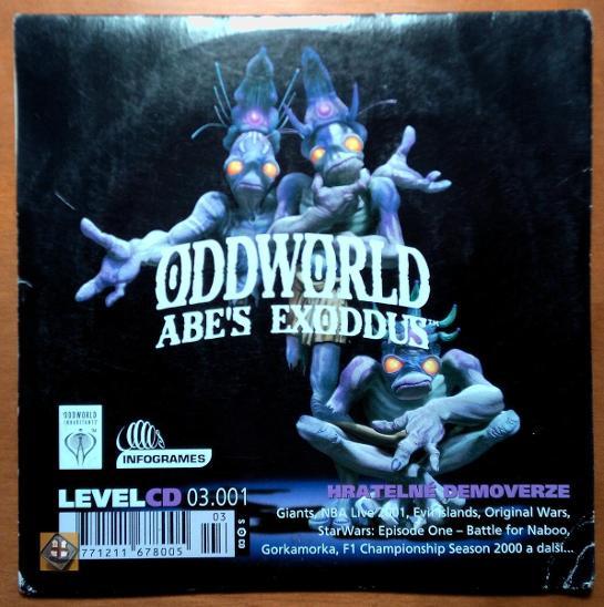 CD Level 03.001 - Oddworld: Abe's Exoddus (plná verzia) a ďalšie demá - Hry