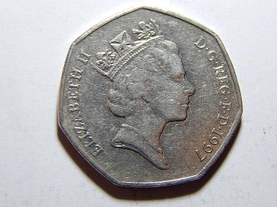 Anglie 50 Pence 1997 XF č21560