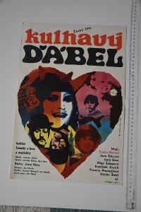 Filmový plakát - Kulhavý ďábel - Dimitrov Antonín - 1968