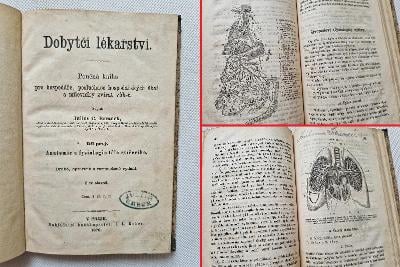 Dobytčí lékařství 1870 Beránek kniha pro hospodáře anatomie fysiologie