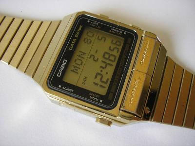 LCD digitální hodinky digi digitálky CASIO DB-510G-1. Rok 1985. JAPAN