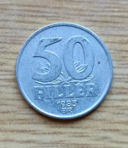 Mince 50 Filer 19893- Maďarsko