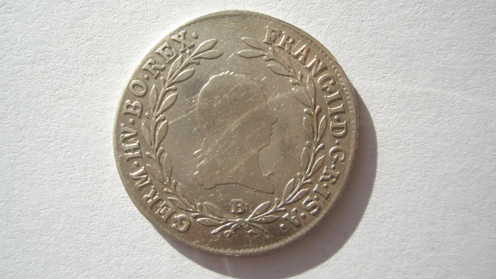 František II. 20 krajčír 1803 B - Numizmatika