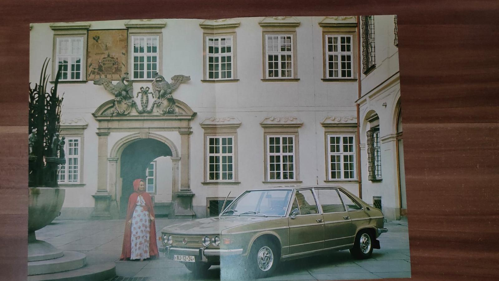 Súčasný prospekt Tatra 613 - Motoristická literatúra
