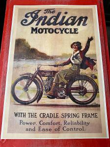 Motocyklový Plakát, reklama - Indian Motocycle 1.