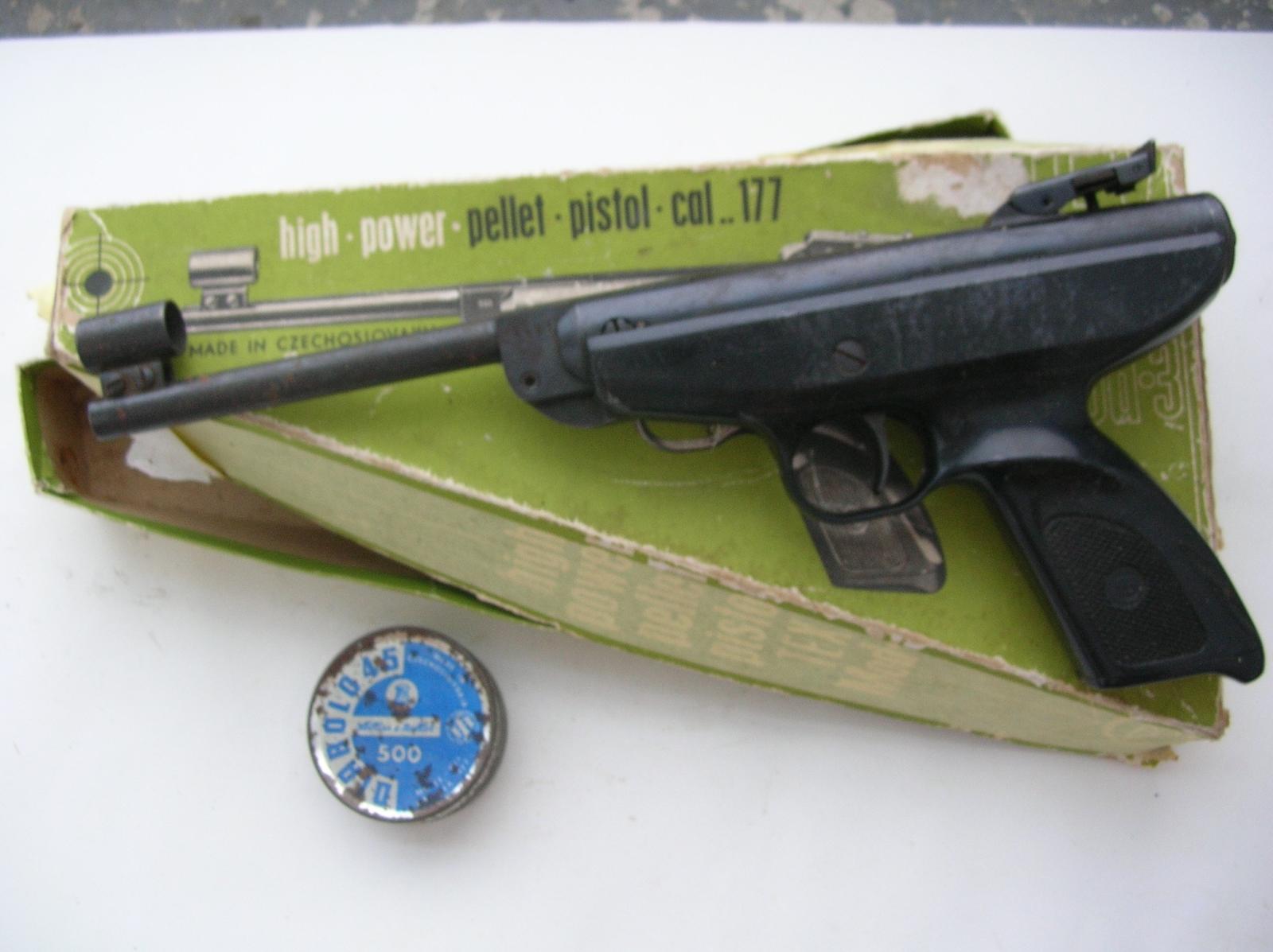 Vzduchová pištoľ TEX mod.3 cal 177 vzduchovka Czechoslovakia - Zberateľstvo