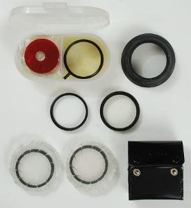 Filmové filtry průměr 49 mm, triková čočka "hvězda" s barevným filtry
