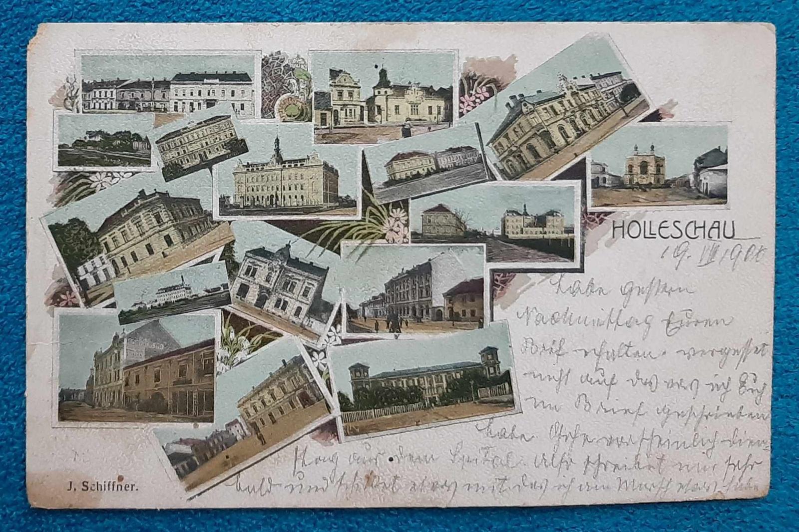 HOLEŠOV 1900 - PEKNÁ LITOGRAFIA - Pohľadnice miestopis