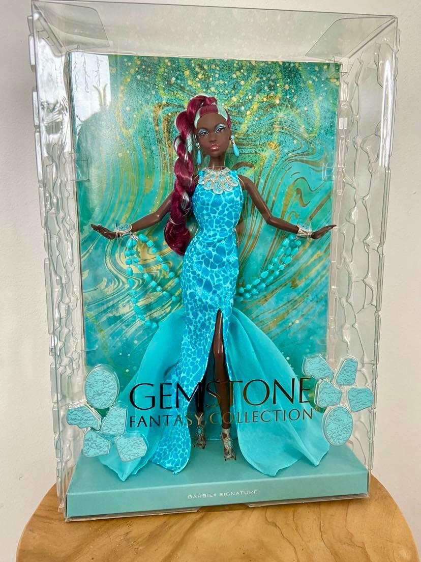 Barbie Fantasy Collection Turquoise Doll, Mattel, 2023, Nová - Hračky