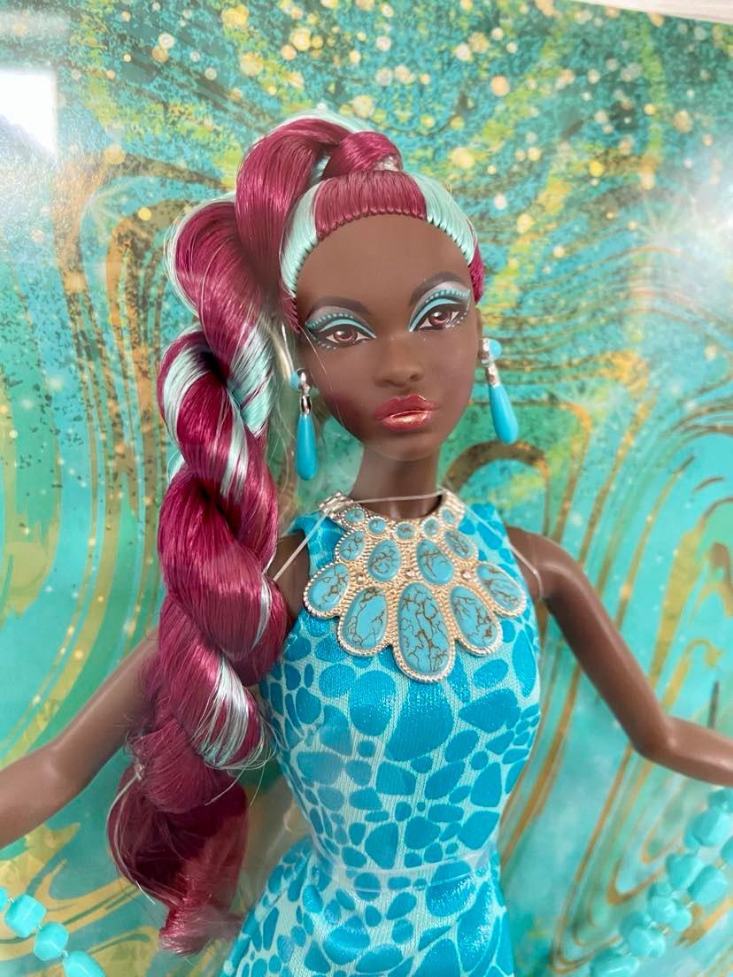 Barbie Fantasy Collection Turquoise Doll, Mattel, 2023, Nová - Hračky