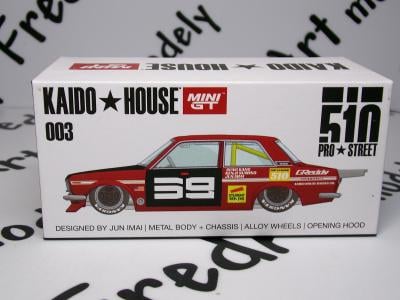 KAIDO HOUSE Datsun 510 Pro Street SK510 Red  - MINI GT 1:64