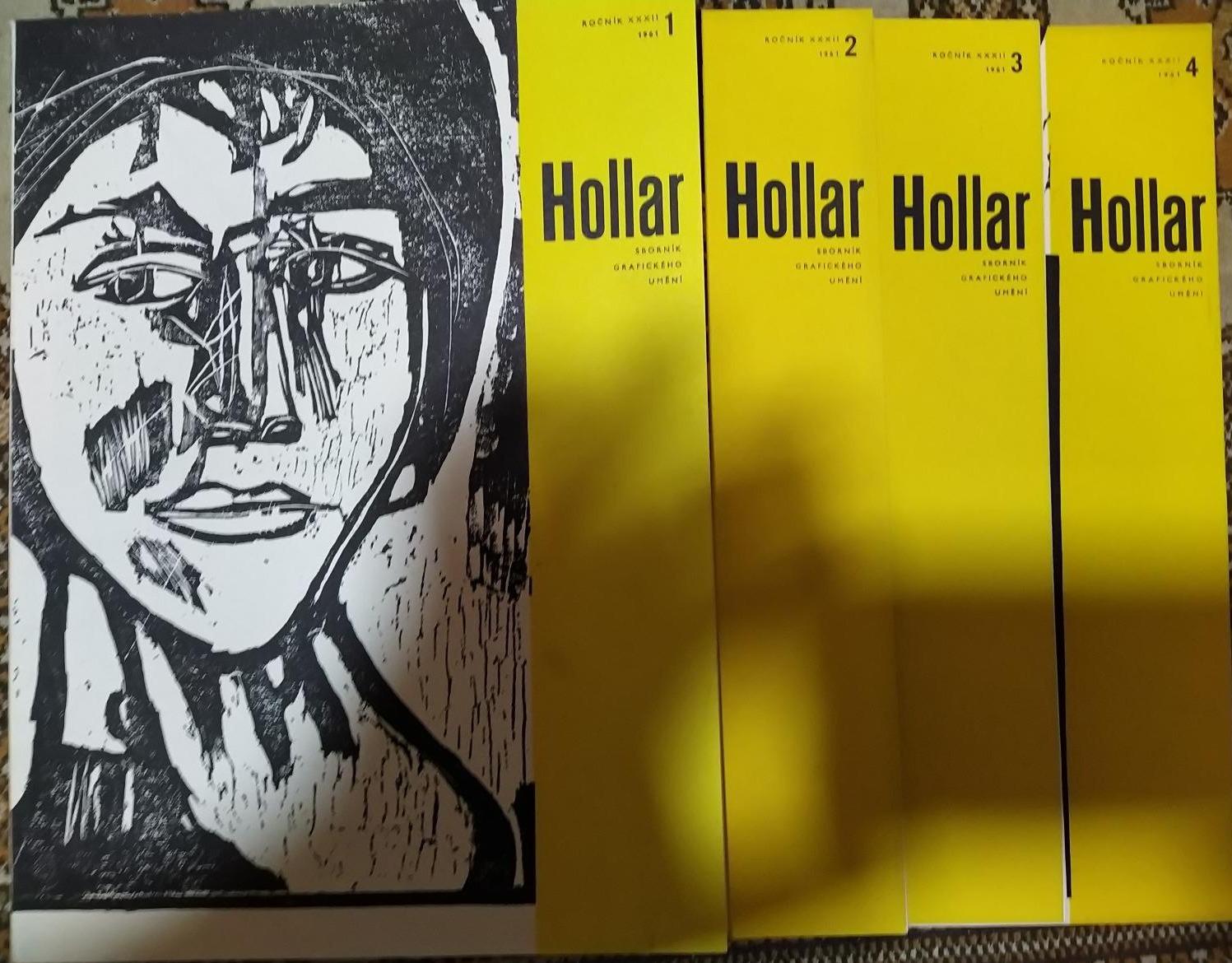 Zborník grafického umenia Hollar 1961 č.1,2,3,4.Ročník 32 - Knihy