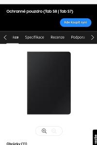 Samsung Galaxy Tab S7/S8 obal