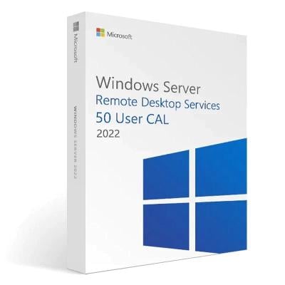 Windows Server 2022 RDS 50 uživatelů - OKAMŽITÉ dodání, faktura!
