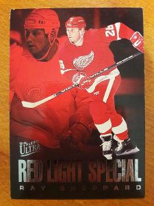 1995-96 Fleer Ultra - 9 of 10 Ray Sheppard - Red Light Special