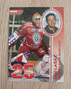 Jan Lasak - WING 49 - Raritni hokejova karta - HC MOELLER PARDUBICE