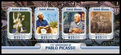 Guinea-Bissau 2016 Umění, Pablo Picasso Mi# 8474-77 Kat 12.50€ R099
