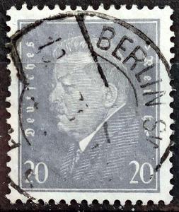 DEUTSCHES REICH: MiNr.436 President Friedrich Ebert 20pf 1930