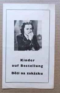 Bio program Děti na zakázku (1938) - Hana Vítová, Gustav Nezval
